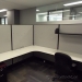 Teknion White Systems Furniture Cubicle Workstation Desk